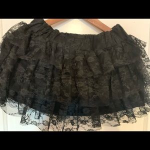 Lace skirt ,black from forever twenty one